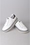 Seç M030 Genuine Leather Casual Men's Shoes White - 2