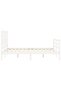4FT Bed Frame with Headboard, Small Double, Solid Wood - 6