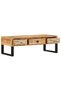 Coffee table, 110 x 50 x 38 cm, solid mango wood - 3
