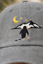 Penguin Embroidered Gray Unisex Baseball Cap – Washable Vintage Style - 6