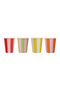 Bright Banquet Striped Paper Cups 8Ct