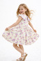 Patterned 100% Organic Cotton Summer Dress for Girls - 2