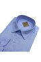 Classic Wide Cut Oxford Long Sleeve Men's Cotton Shirt - 3