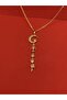 Gold Y Necklace