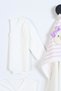 Baby Girl 10-Piece Teddy Bear Embroidered Cute Newborn Hospital Release Bodysuit Set 100% Cotton - 4