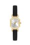 Women's Minimal Black Leather Wrist Watch Tctsn001001S0447