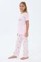 Mother-Daughter Pajamas (Sold Separately) Set 100% Cotton – Short Sleeve Combination - 2