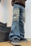 Unisex Venice Jean Adjustable Waist Pocket Detail Trousers - 2