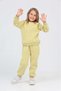 Buy Girl's 2-Piece Set: Crew Neck Sweatshirt & Jogger Sweatpants with Elastic Waist and Pockets - 4