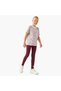 Girls Crew Neck T-shirt with Abstract Print - Cotton - Short Sleeves - 2