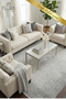 Craft Carpet Gray Geometric Patchwork Patterned Knitwear Acrylic Living Room Carpet 9mm Pile Soft Texture - 2