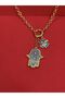 Xuping fatma mother hand pendant - 3