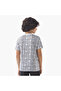 Boys Crew Neck T-shirt with Logo Print - Cotton - Short Sleeve - 3