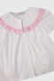 Baby Girl Wide Collar White Shirt - 3