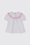 Baby Girl Wide Collar White Shirt