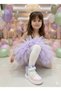 Butterfly Wing White Lilac Water Green High-Top Girls' Sports Shoes