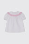 Baby Girl Wide Collar White Shirt - 2
