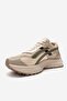 Calina Beige Green Women's Sneaker - 6