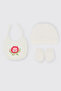 Newborn Lion Detailed Ecru 5-Piece Hospital Discharge Set - 3