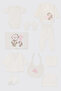 Newborn Cat Detailed Ecru 10-Piece Hospital Discharge Set