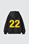 Flawless22 Printed Oversize Unisex Smoked Hoodie