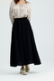 Women's Elastic Waist Strawberry Fabric Pocketed Skirt - 6