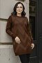 Patterned Tunic N3183 Mink - 2