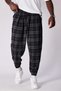 Unisex Ethnic Patterned Loose Hippie Bohemian Baggy Pants with Elastic Waist and Cuffs and Pockets Ethnic Design - 3