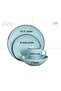 STONEWARE CERAMIC 16 PCS DINNER SET - 5