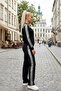 Women's Sheer Sequin Two-Piece Tracksuit Set - 7