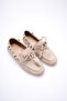 Women's Mink Beaded Casual Suede Shoes Bp27Ms07D - 4