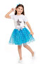 Star Printed Bowknot Girls' Tulle Skirt April 23