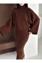 Women's Square Neck Hair Knit Sweater Dress Set
