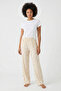 Croissant Printed Viscose Woven Relaxed Fit Pajama Bottoms