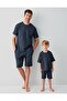 Father Son Waffle Fabric Summer Shorts Set - Products Sold Separately, Must Be Added to Cart Separately for Combination - 100% Cotton