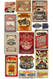Vintage Route 66 Sticker Set 22X30 cm – Retro Car, Classic Signage, and American Concept Stickers - 3