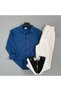 Men's Corduroy Suit Pants Shirt Bottom Top Combination - 2