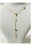 Starry and Stone Y Necklace for Women – Dangling Zircon Stone, Stainless Steel, Non-Tarnishing - 3