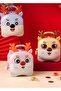 Cute Deer Design Piggy Bank with Interlocking Key Gift Concept Money Saving Target Piggy Bank