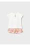 Baby Girl Floral Shorts Set Pink - 2