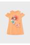 Girl's Combed Cotton Dress and Bag Orange - 2