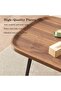 طاولة منتصف خشب Wooden and Iron Table - 2