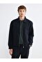 Lcw Vision Navy Blue Shirt Collar Men's Jacket