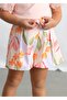 Girl's Printed Shorts Pink