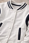 Çi̇koby 95% Cotton Unisex Children's Cardigan |   Front Snap Fasteners, Knitwear Tape, Double Pockets, Seasonal White - 5