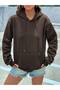 Hooded Sweatshirt 100% Cotton 3 Yarn Weave Organic Women's Sweatshirt