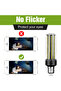 108 مصباح LED، 15 واط، قاعدة E27، أبيض دافئ، 30 واط، مصباح LED ذرة، 85-265 فولت، مصابيح إضاءة داخلية E26/E27، مصابيح سبوت لغرف النوم E14 - 5