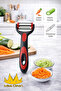 Prochef 3-in-1 Multifunctional Vegetable Peeler and Cheese Grater - with Stainless Steel Head