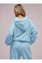 3 Threads 100% Cotton Oversize Fit Women's Hooded Sweatshirt - 3