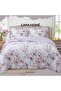 Ruffled Defne Printed Stone Wash Micro Soft Double Bedspread